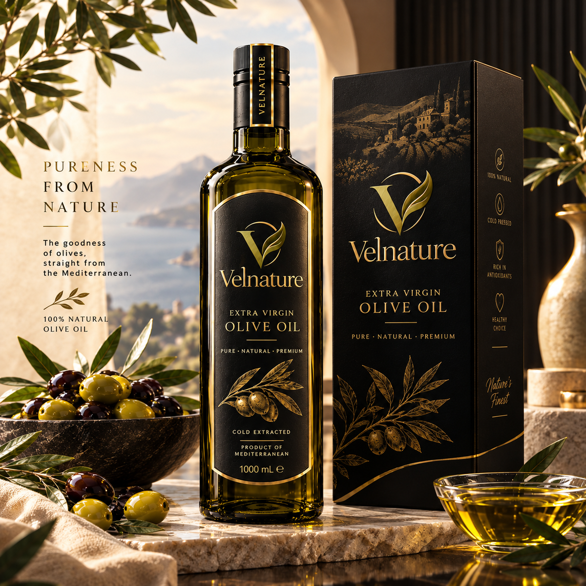 Olive Oil zaitoon oil Extra Virgin (1000mL)